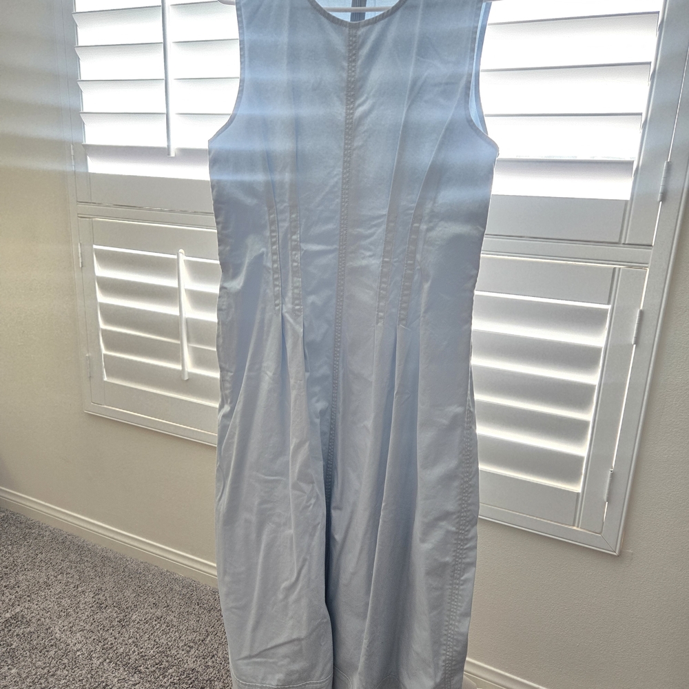 Sleeveless Light Blue Dress